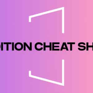 The Audition Cheat Sheet